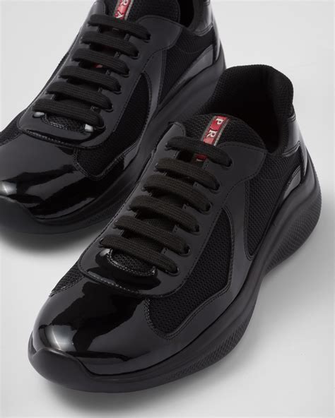 black prada shoes womens|Prada black slip on shoes.